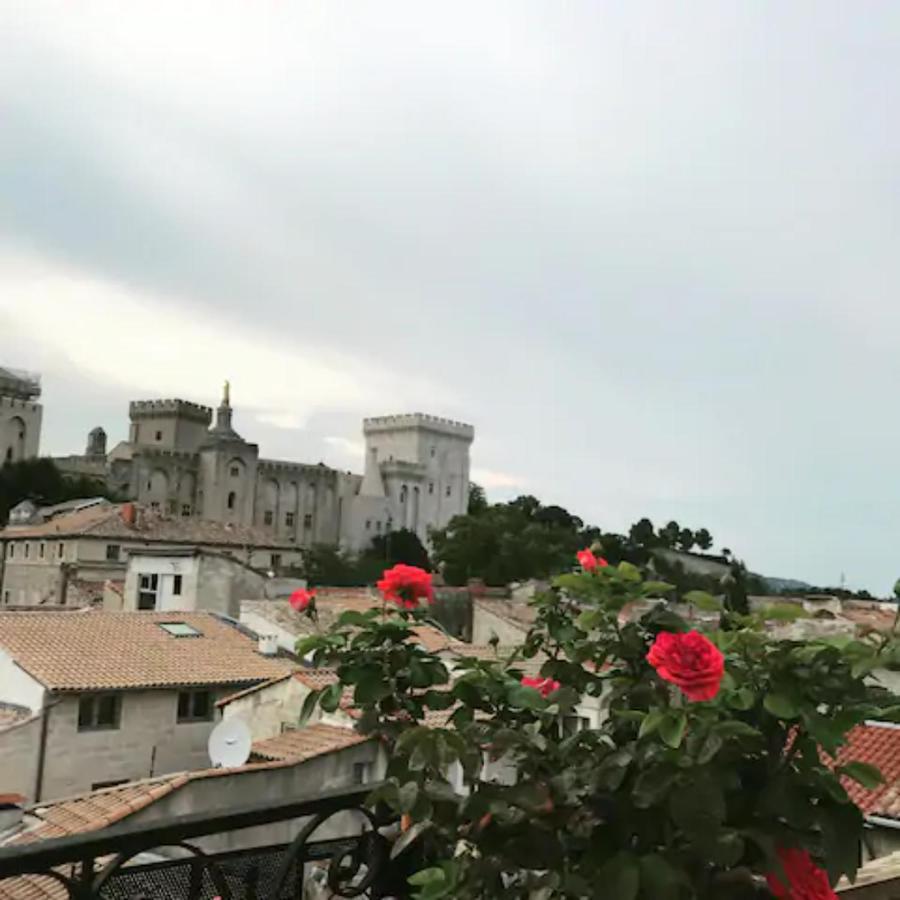 Magnifique Appartement De Charme Avec Vue Sur Le Palais Des Papes A Avignon Wifi Gratuit Exterior photo