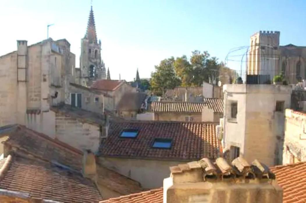 Magnifique Appartement De Charme Avec Vue Sur Le Palais Des Papes A Avignon Wifi Gratuit Exterior photo